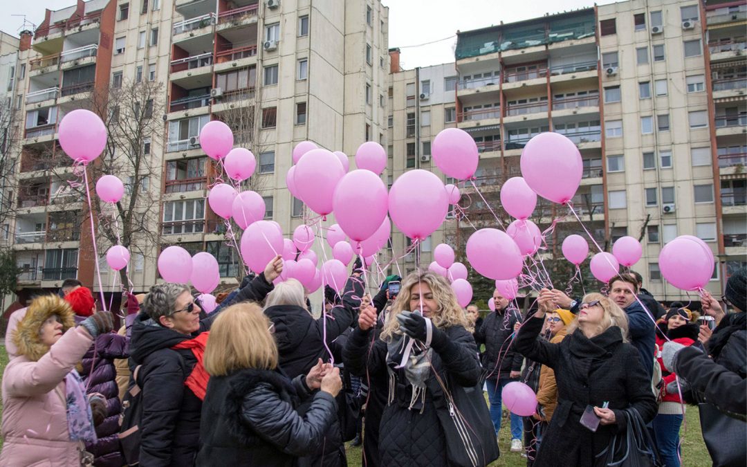 Нови Београд добио „Врт наде“- симбол подршке женама у борби против рака дојке